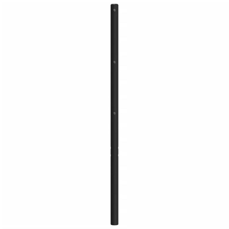 Hoofdbord 90 cm metaal zwart