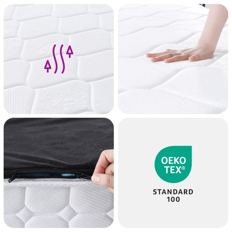 Pocketveringmatras middelhard-hard 180x200 cm