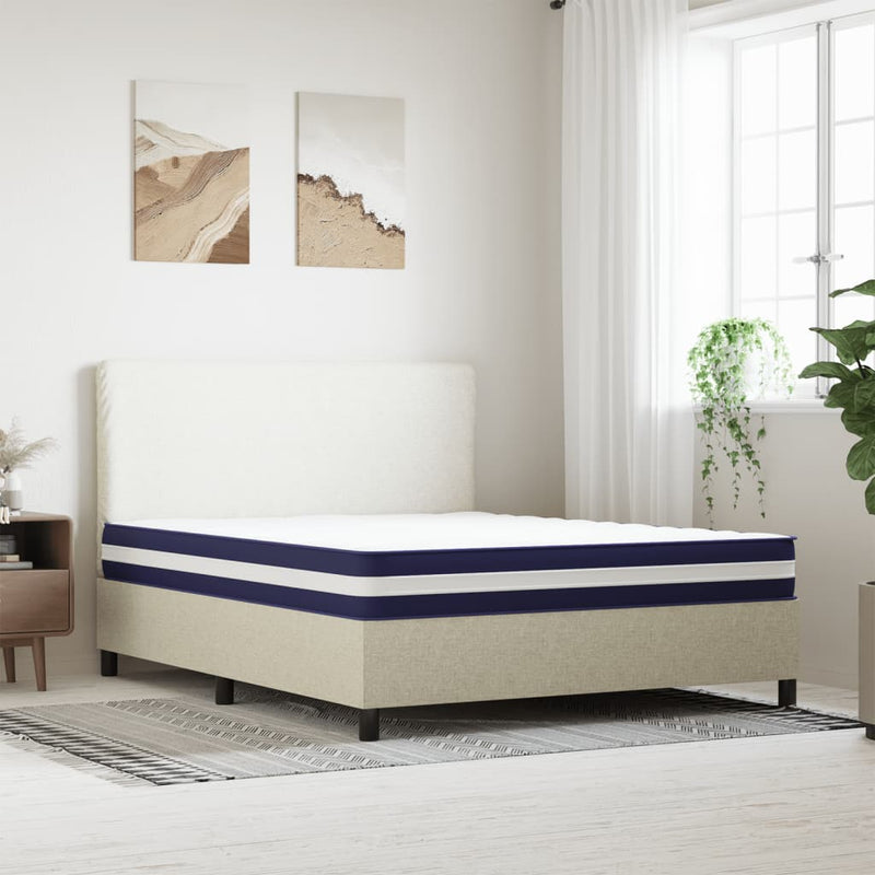 Pocketveringmatras middelhard-hard 160x200 cm Super King Size