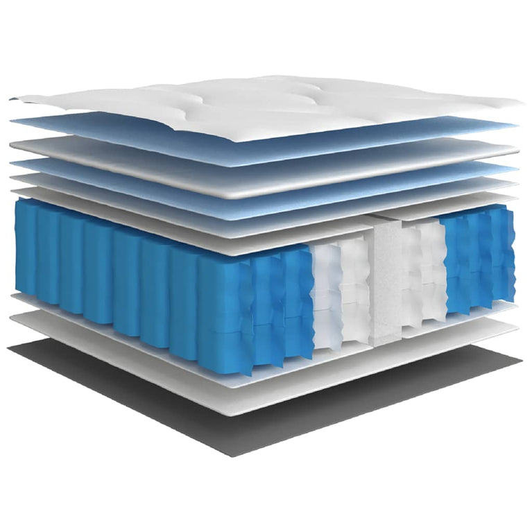 Pocketveringmatras middelhard-hard 200x200 cm