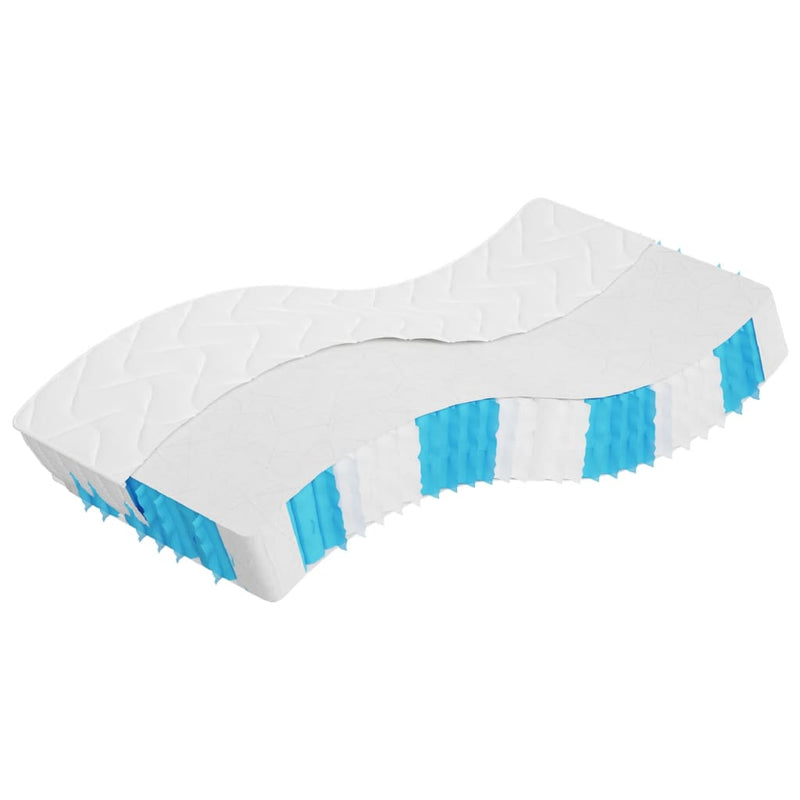 Pocketveringmatras middelhard-hard 90x190 cm Single Size