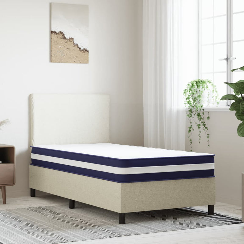 Pocketveringmatras middelhard-hard 90x190 cm Single Size