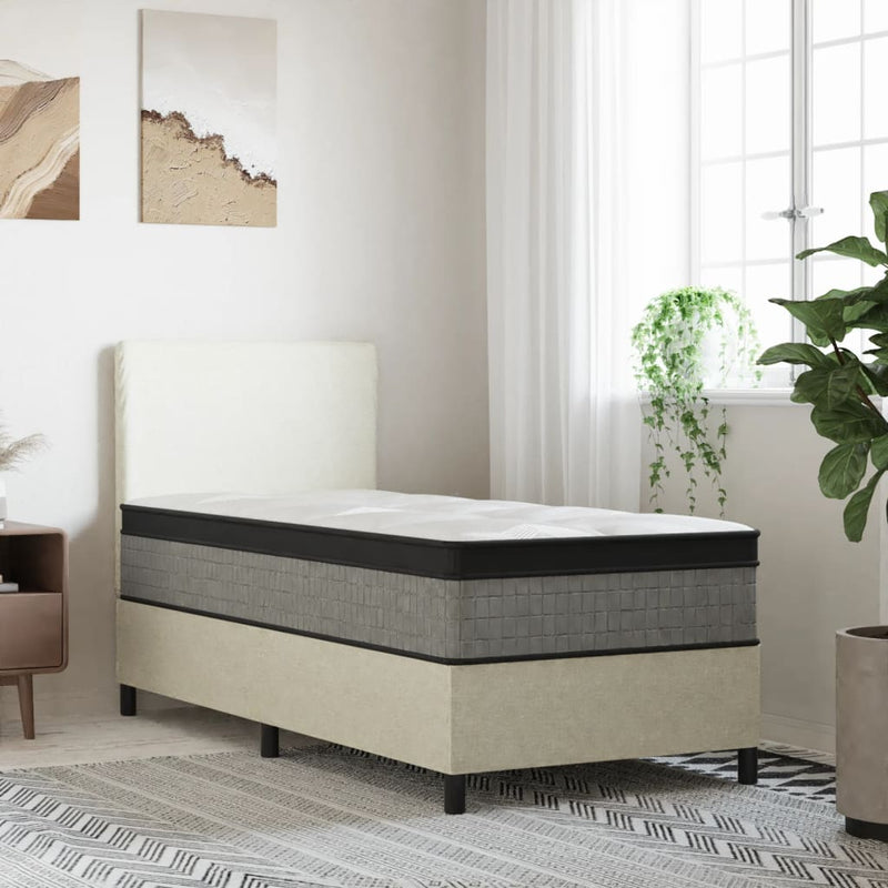 Pocketveringmatras middelhard-hard 90x190 cm Single Size