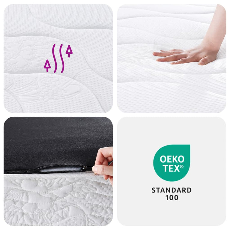 Binnenveringmatras middelhard 90x190 cm Single Size