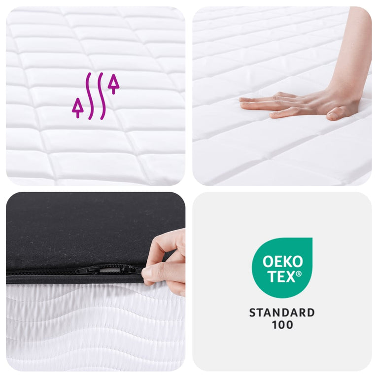 Schuimmatras middelzacht 90x190 cm Single Size