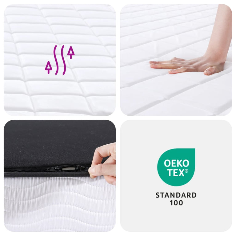 Schuimmatras middelzacht 90x190 cm Single Size