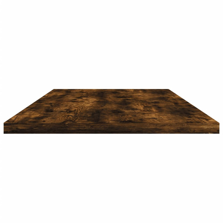 Wandschappen 4 st 100x30x1,5 cm bewerkt hout gerookt eikenkleur