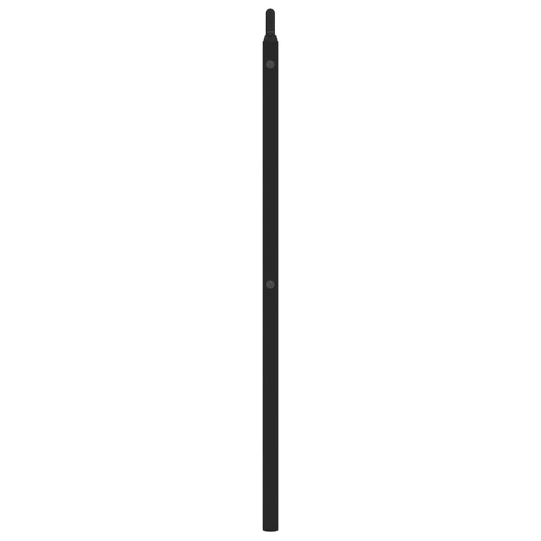 Hoofdbord 135 cm metaal zwart