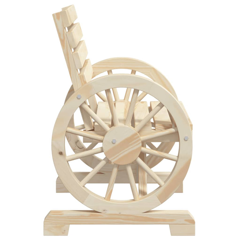 Tuinstoel 58x58x78,5 cm massief vurenhout