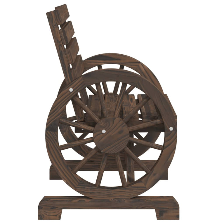 Tuinstoelen 2 st 58x58x78,5 cm massief vurenhout