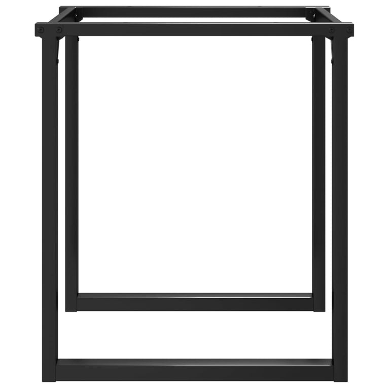 Eetfelpoten O-frame 70x70x73 cm gietijzer