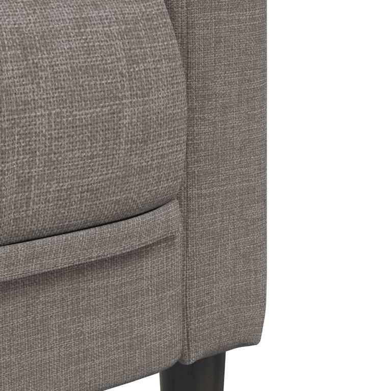 3-delige Loungeset stof taupe