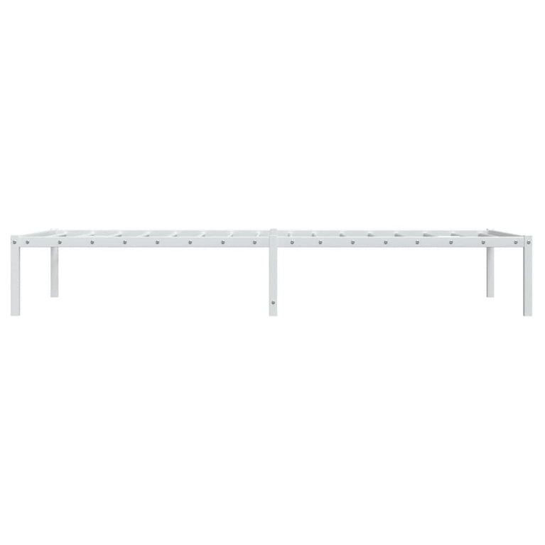 Bedframe metaal wit 90x190 cm