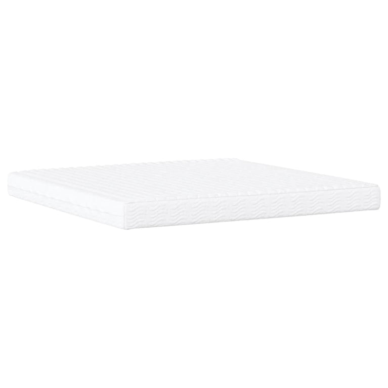 Bed met matras stof taupe 200x200 cm
