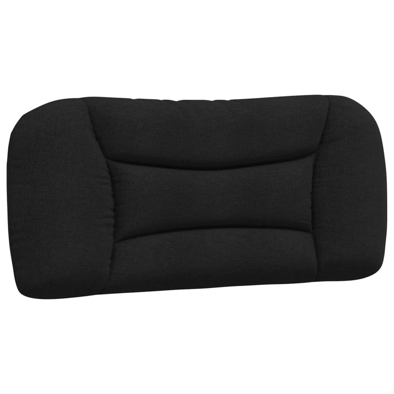 Bed met matras stof zwart 80x200 cm