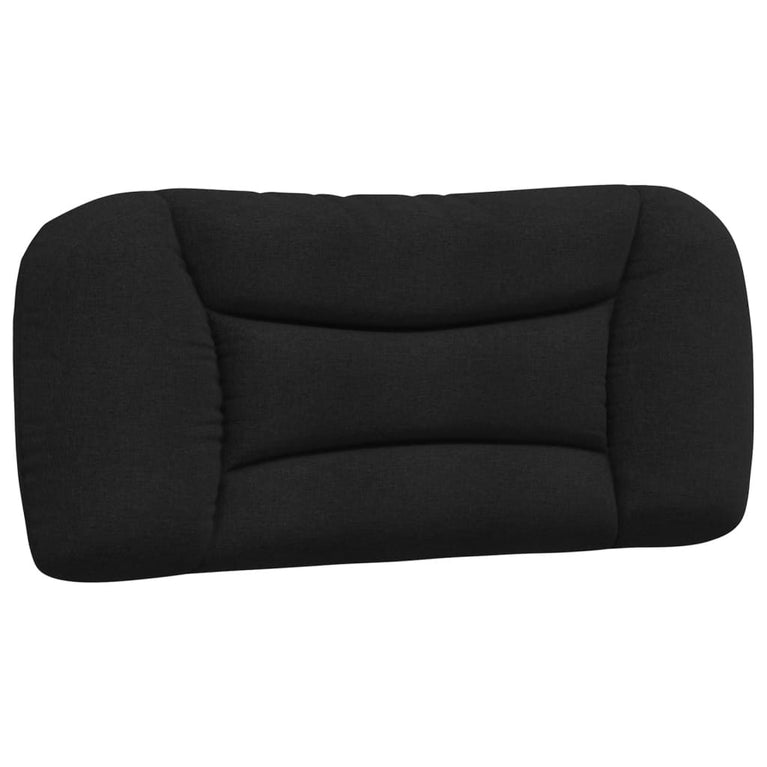 Bed met matras stof zwart 90x190 cm