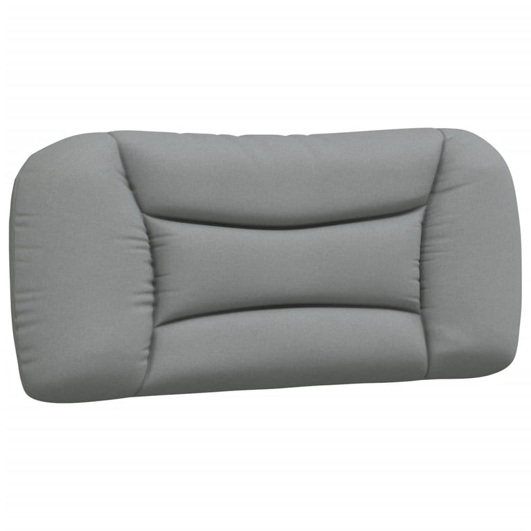 Bed met matras stof lichtgrijs 90x200 cm