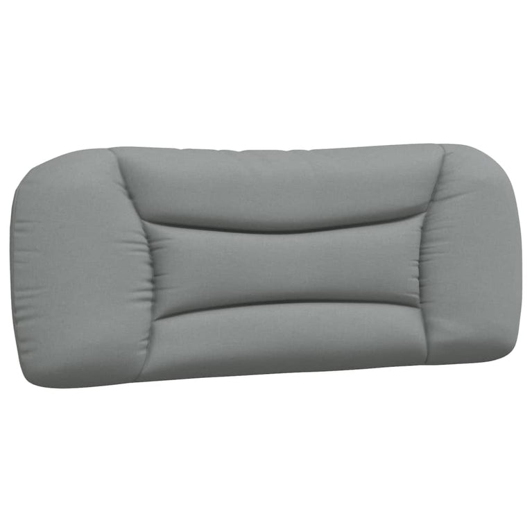 Bed met matras stof lichtgrijs 100x200 cm
