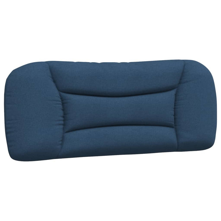 Bed met matras stof blauw 100x200 cm