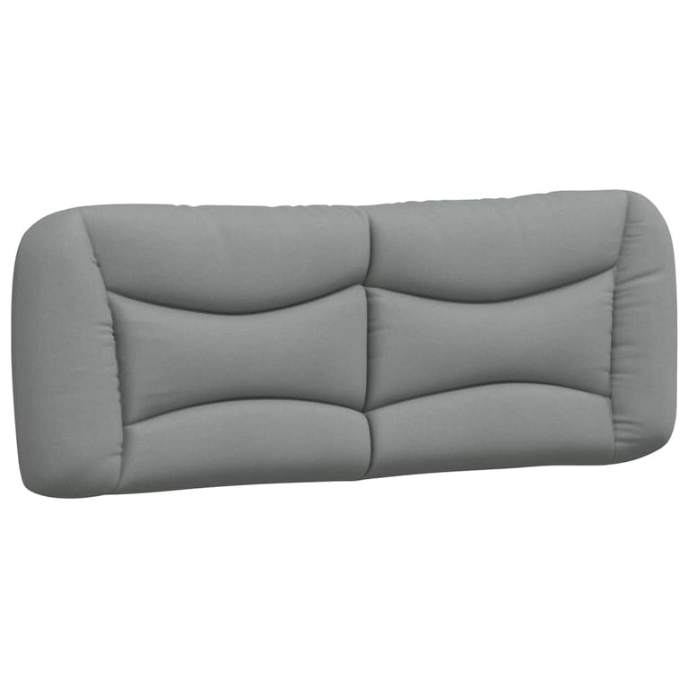 Bed met matras stof lichtgrijs 120x200 cm