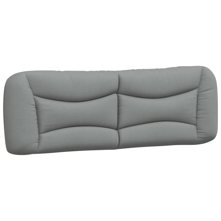 Bed met matras stof lichtgrijs 160x200 cm