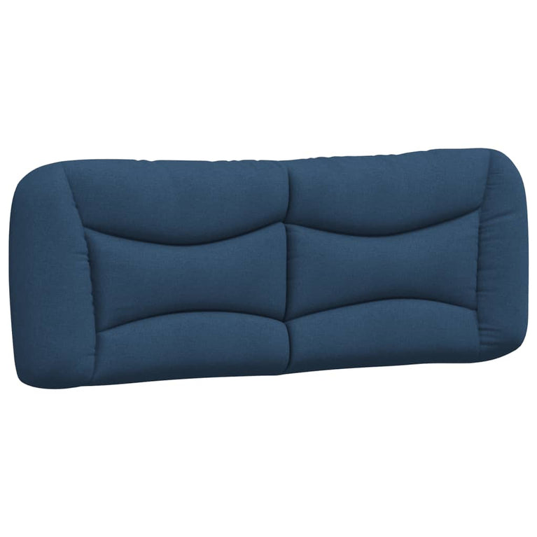 Bed met matras stof blauw 180x200 cm