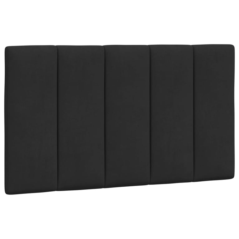 Bed met matras fluweel zwart 80x200 cm