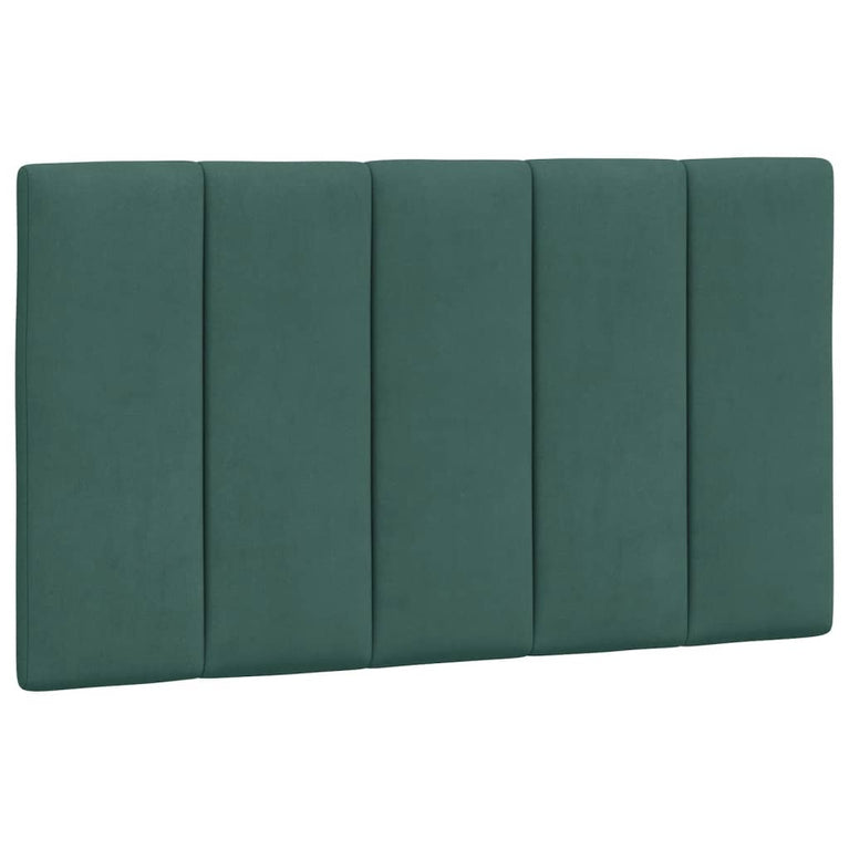Bed met matras fluweel donkergroen 80x200 cm