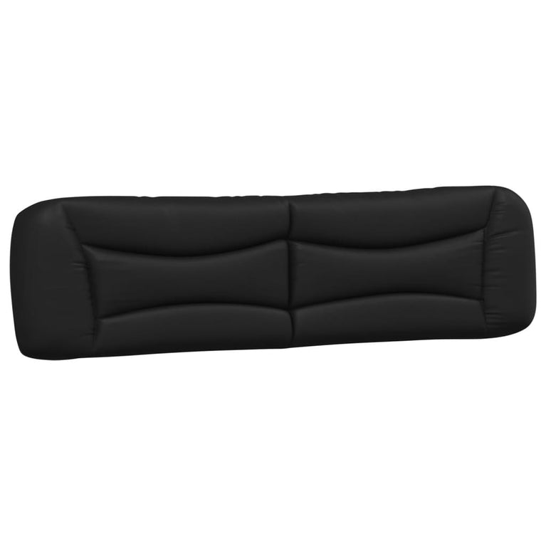 Bed met matras kunstleer zwart 200x200 cm