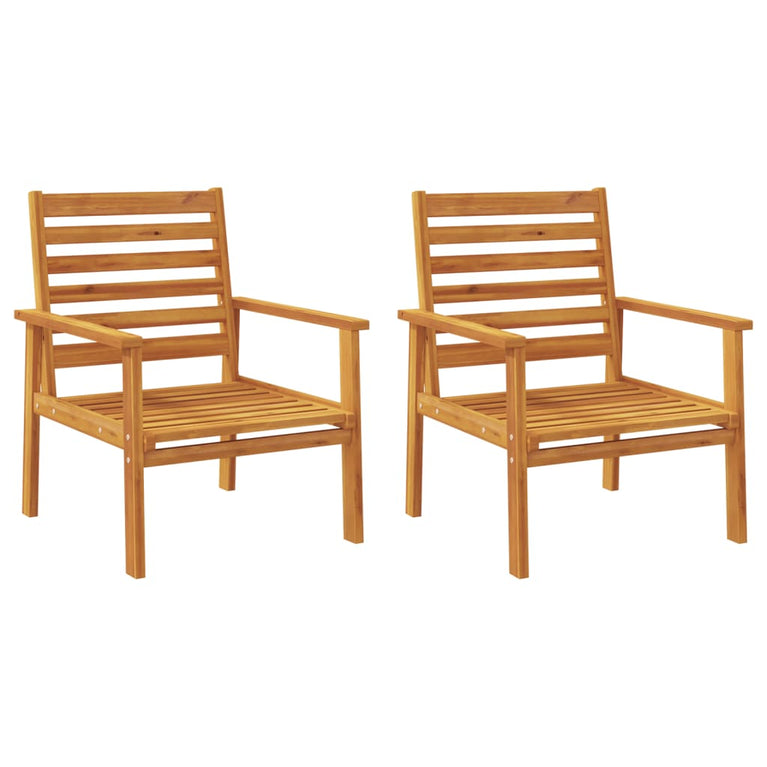 3-delige Loungeset massief acaciahout