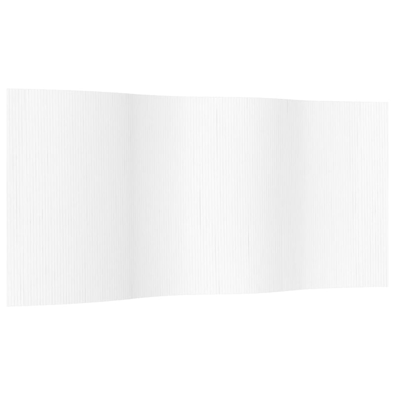 Kamerscherm 165x400 cm bamboe wit