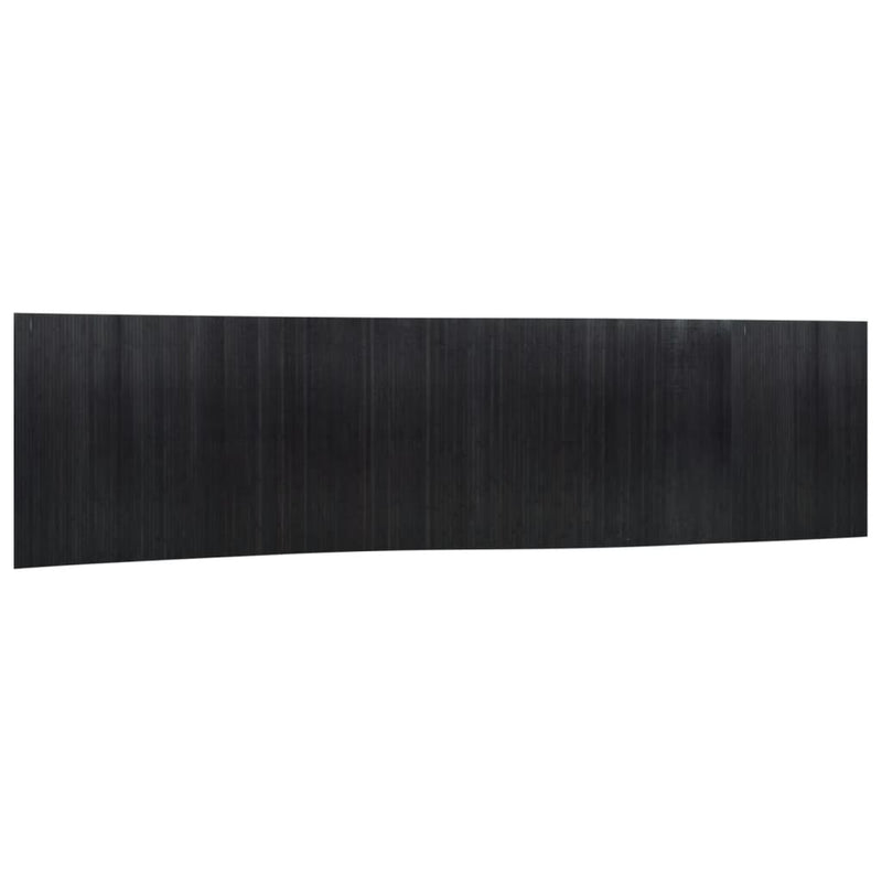 Kamerscherm 165x800 cm bamboe zwart