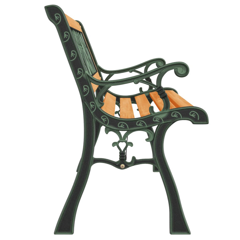 Tuinbank 116 cm massief vurenhout en staal