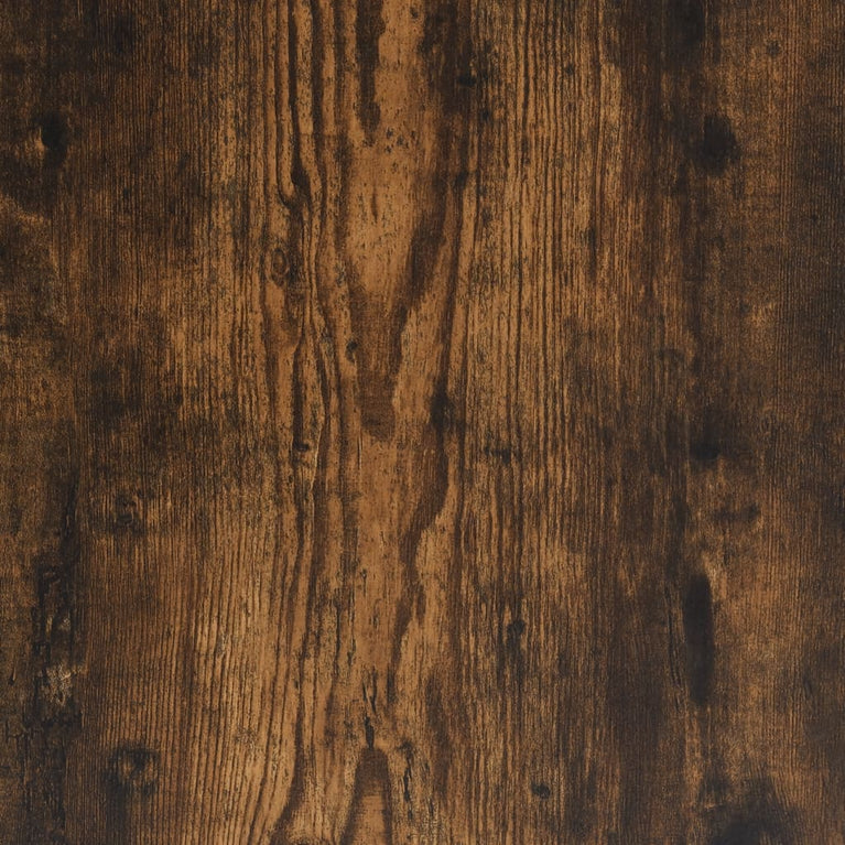 Badkamerkast 60x30x60 cm bewerkt hout gerookt eikenkleurig