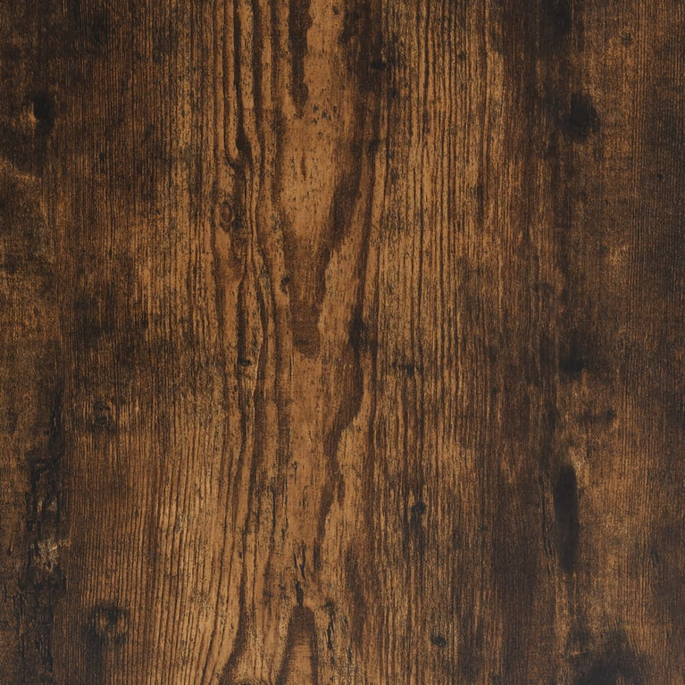 Badkamerkast 80x30x60 cm bewerkt hout gerookt eikenkleurig