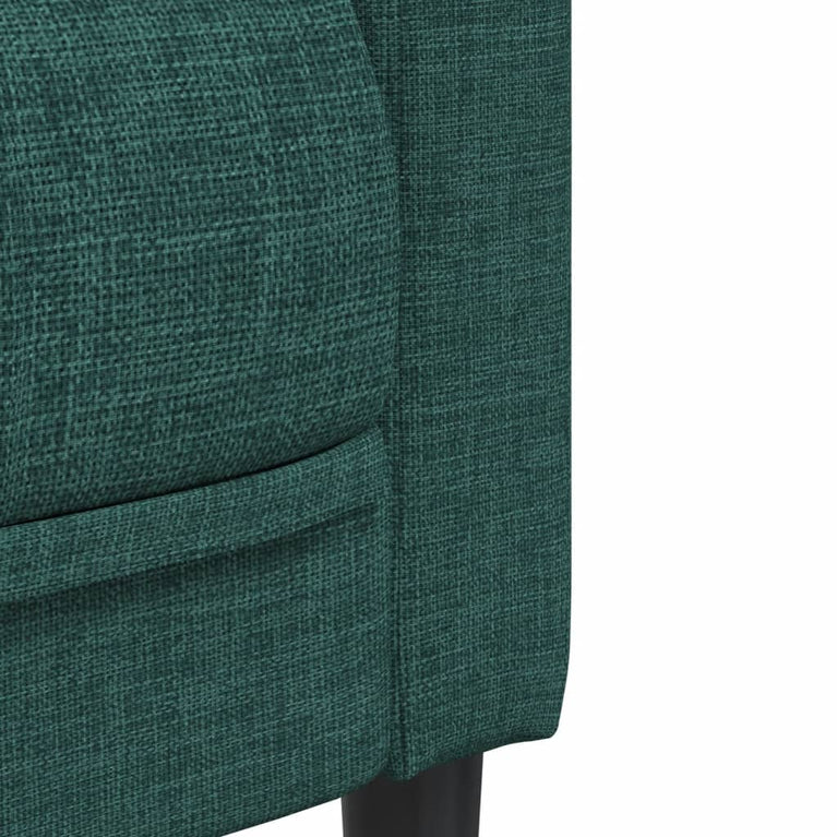 Fauteuil stof donkergroen