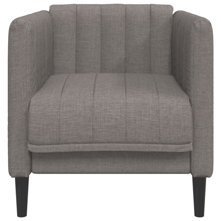 Fauteuil stof taupe