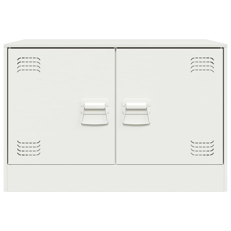 Tv-meubelen 2 st 67x39x44 cm staal wit