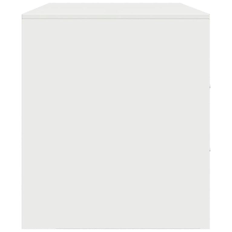 Tv-meubelen 2 st 67x39x44 cm staal wit