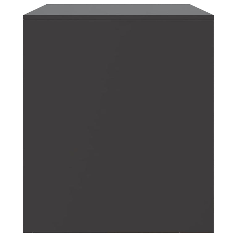 Tv-meubelen 2 st 67x39x44 cm staal zwart