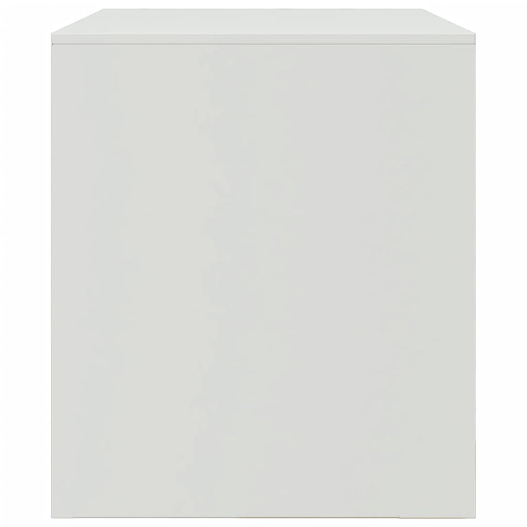 Tv-meubelen 2 st 67x39x44 cm staal wit