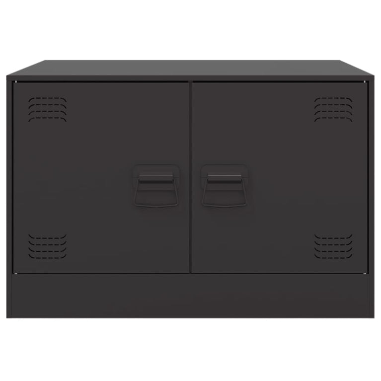 Salontafel 67x50x44 cm staal zwart