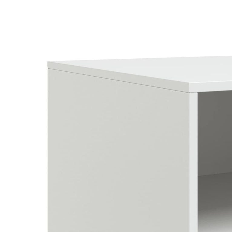 Tv-meubelen 2 st 67x39x44 cm staal wit