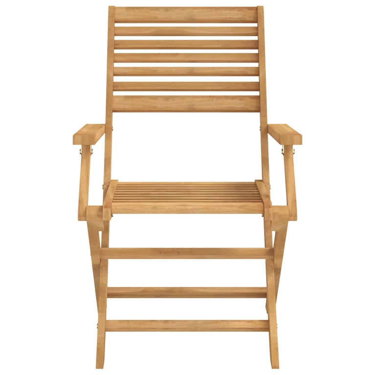 Tuinstoelen 4 st inklapbaar 54,5x61,5x86,5 cm acaciahout