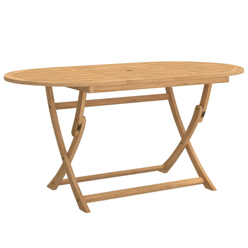 Tuintafel inklapbaar 160x85x75 cm massief acaciahout