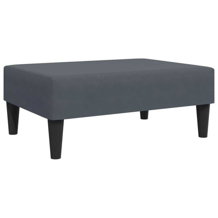 2-delige Loungeset met kussens fluweel donkergrijs