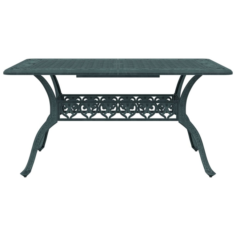 7-delige Tuinset gietaluminium groen