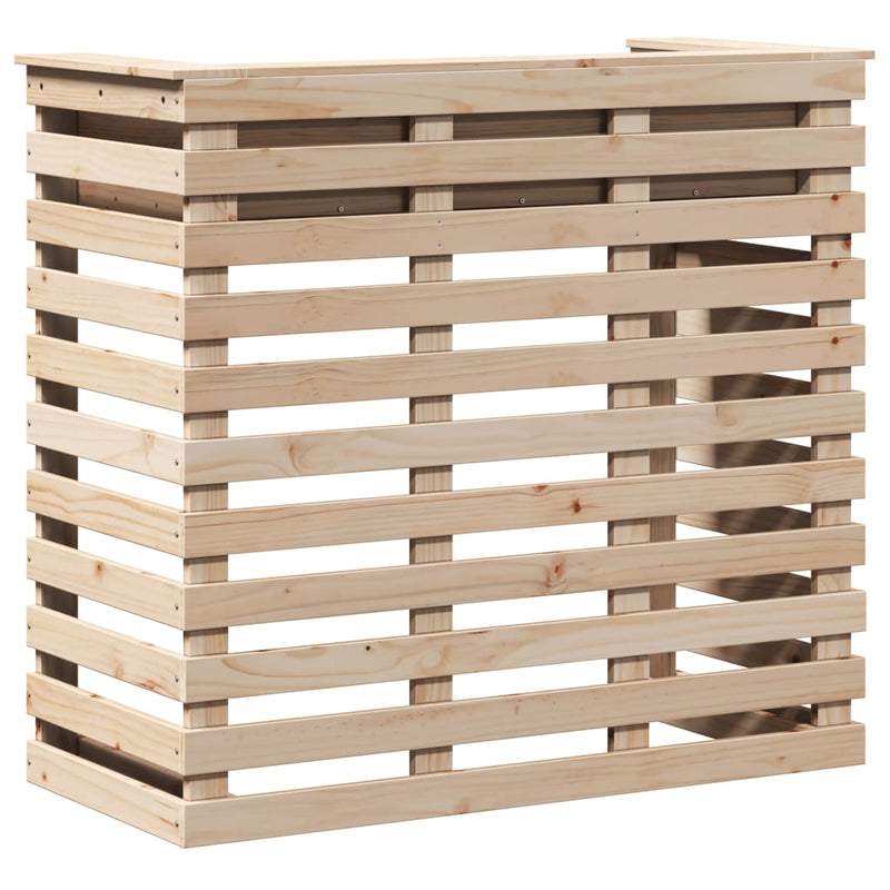 Tuinbartafel 113,5x50x103 cm massief grenenhout