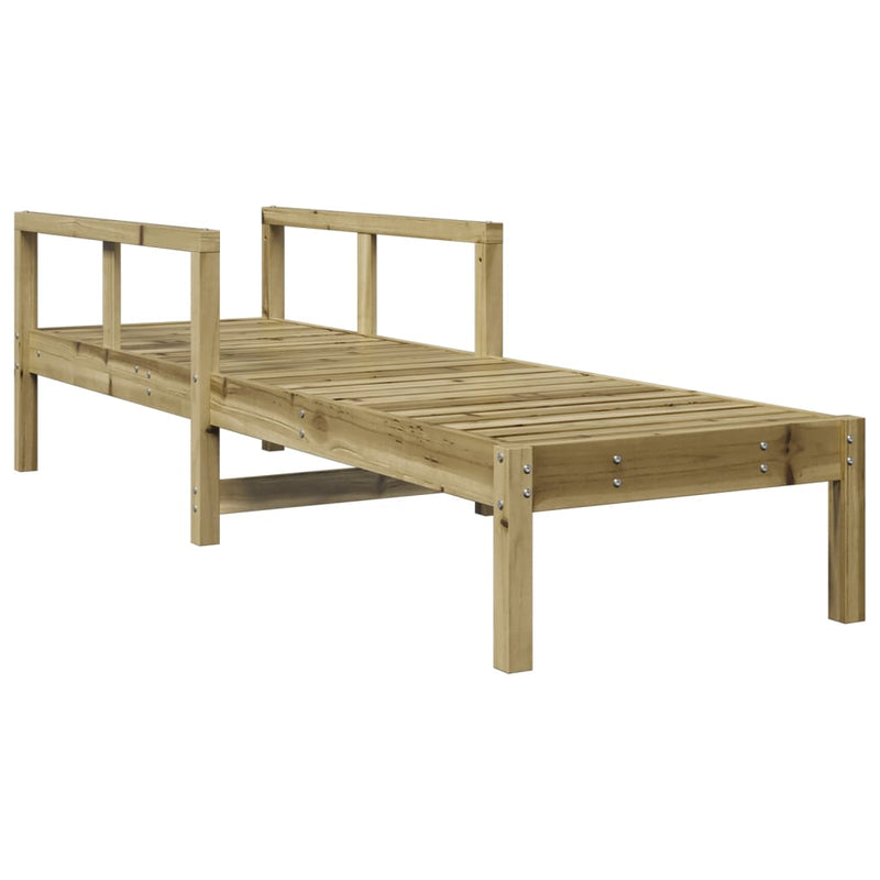 Ligstoel 199,5x62x55 cm geïmpregneerd grenenhout
