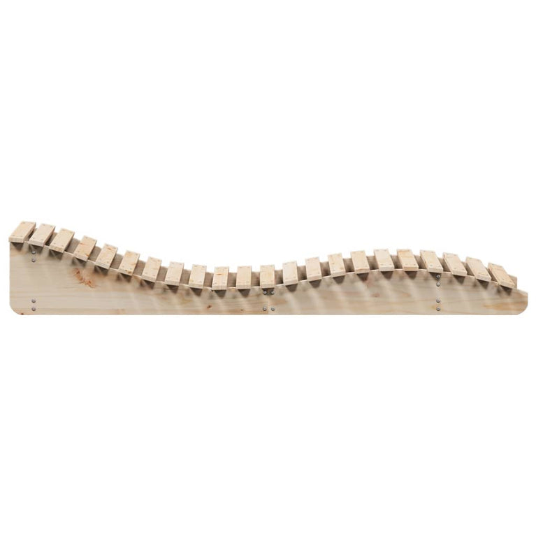 Ligbed 205x60x31,5 cm massief grenenhout